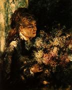 Pierre Renoir Woman with Lilacs Spain oil painting artist
